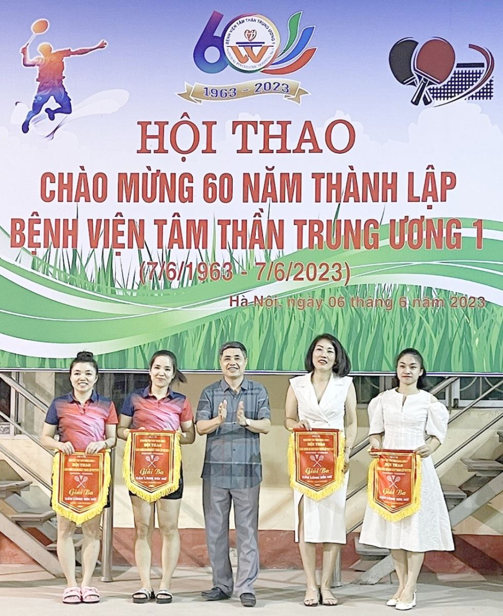 Bệnh viện Tâm thần Trung Ương I đã tổ chức lễ kỷ niệm 60 năm ngày thành lập Bệnh viện.