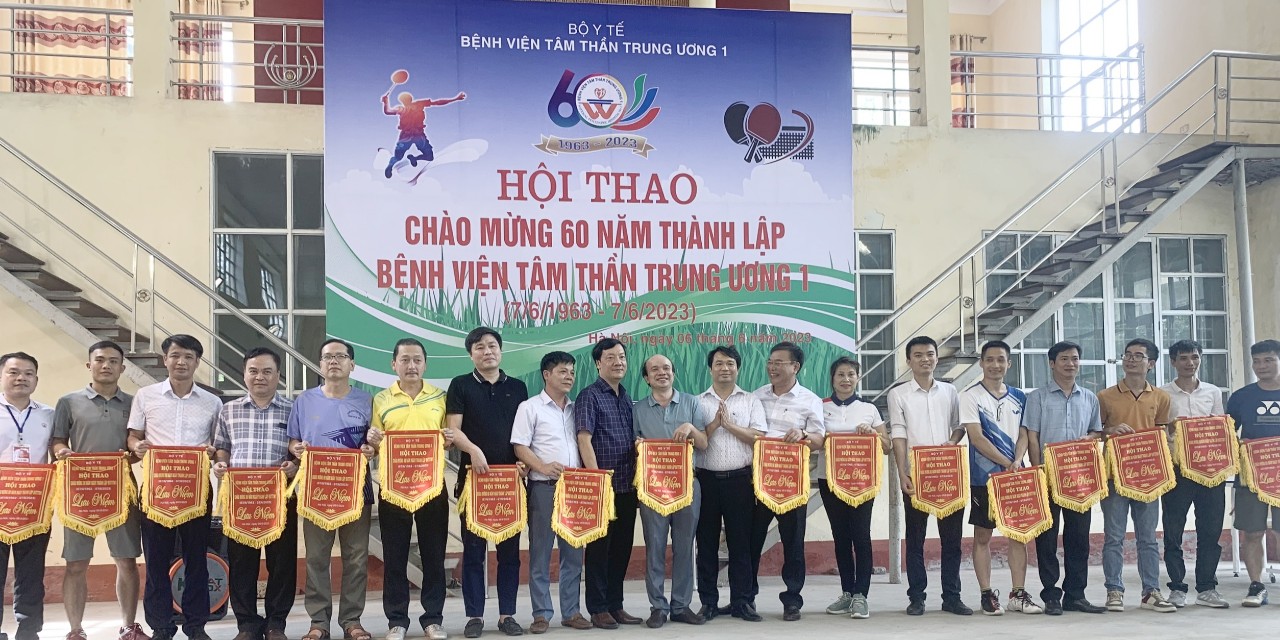 Bệnh viện Tâm thần Trung Ương I đã tổ chức lễ kỷ niệm 60 năm ngày thành lập Bệnh viện.