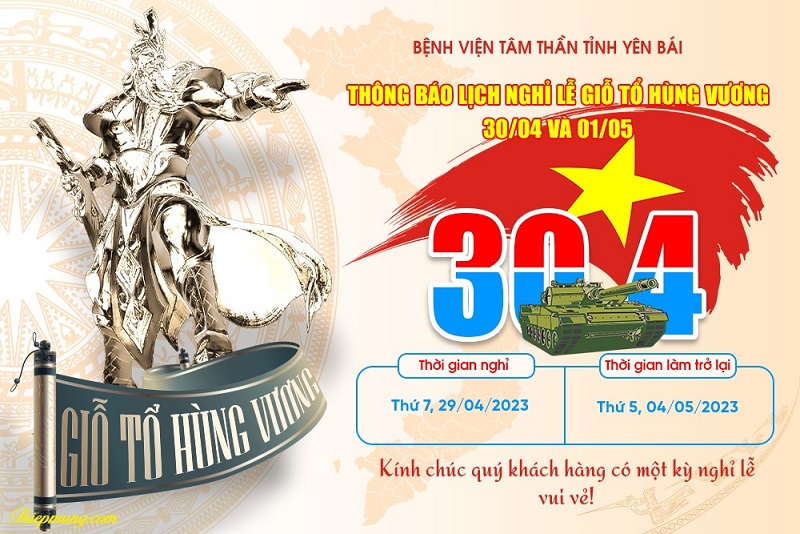 LỊCH NGHỈ LỄ GIỖ TỔ HÙNG VƯƠNG 30/04 VÀ 01/05