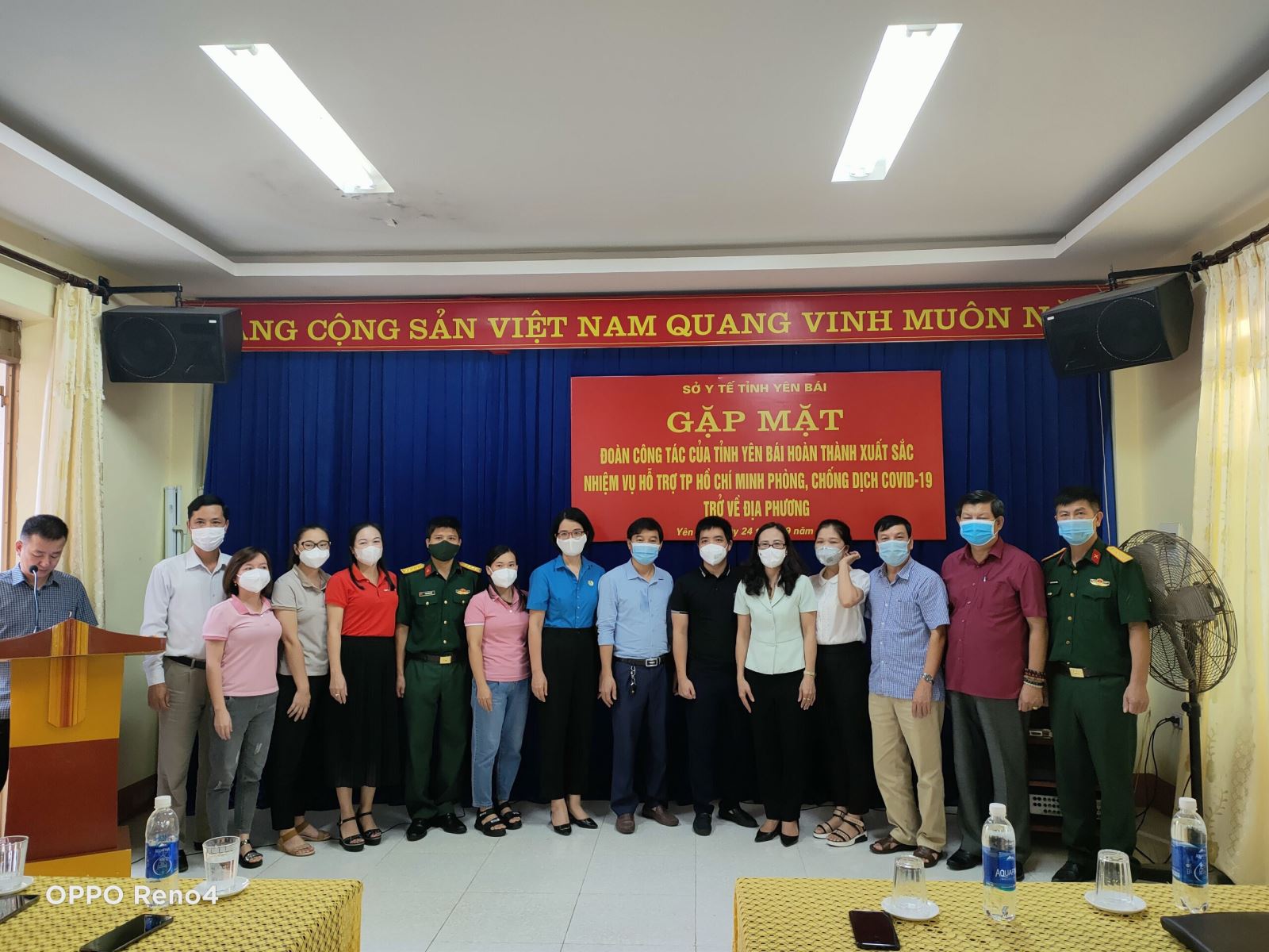 ĐÓN ĐOÀN HỖ TRỢ CHO PHÒNG CHỐNG DỊCH COVID THÀNH PHỐ HCM TRỞ VỀ